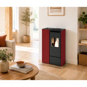 Poêle à granulés étanche slim - PUNTO FUOCO Olivia 9.9 kW