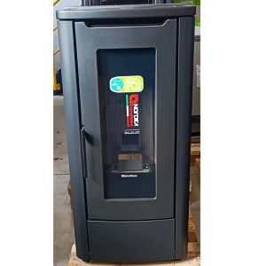 Poêle à granules EXTRAFLAME Teorema noir 10 kW