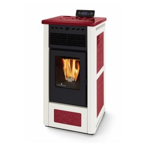 Poêle à granules en céramique - PHEBO Febe Bicolore 7.5 kW