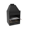 Barbecue à charbon et bois FM CALEFACCION BF-60 - Modèle robuste et performant
