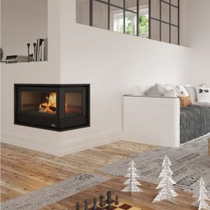 Insert à bois ventilé canalisable BRONPI Paris 70 ED 11 kW