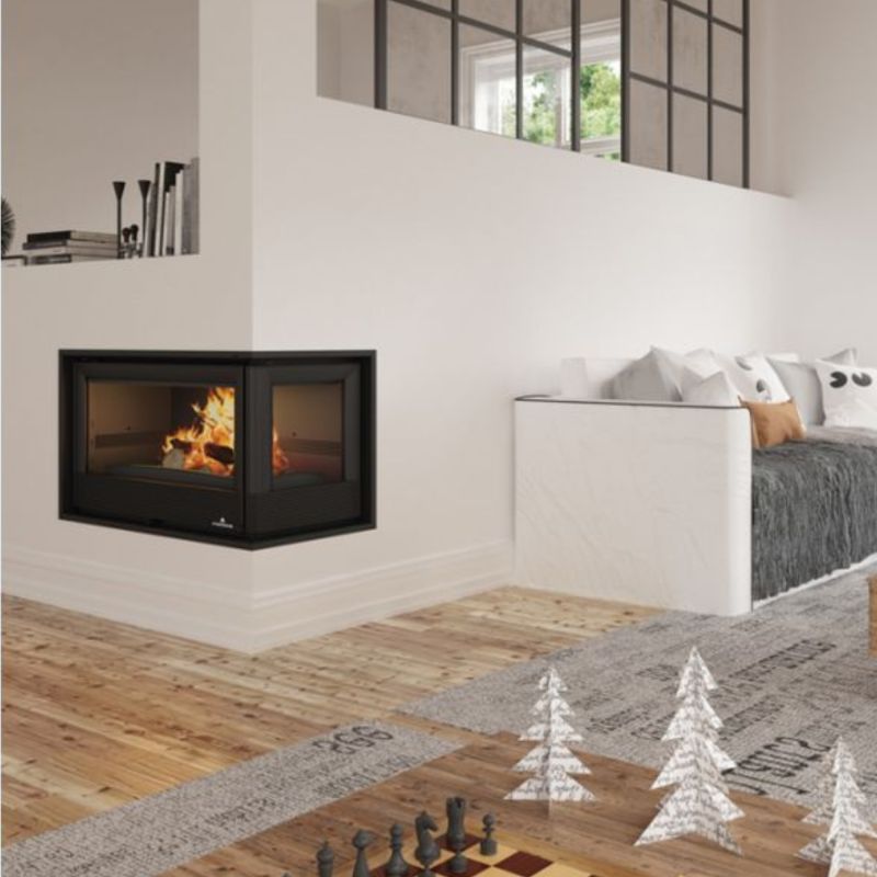 Insert à bois ventilé canalisable BRONPI Paris 70 ED 11 kW