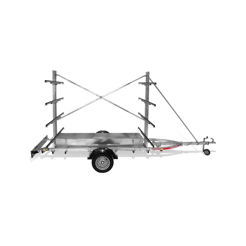 Remorque porte-canoës ROCCA - PTAC 750 kg