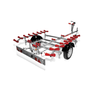 Remorque porte-bateau pneumatique ROCCA - PTAC 750 kg