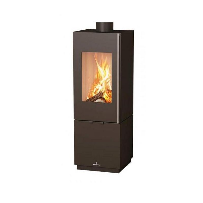 Poêle à bois raccordable BRONPI Bombay F 8 kW