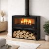 Poêle à bois ventilé BRONPI Bimba 90 15 kW