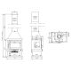 Poêle à bois ventilé FIREMATIC Indiana 10.9 kW – Image 4