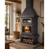 Poêle à bois cheminée avec four - FIREMATIC Phoenix 10.9 kW