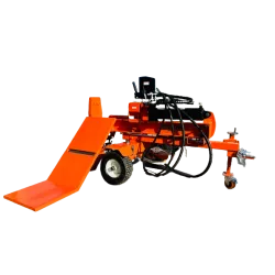 Fendeuse de bûches thermique 40 tonnes LIDERFARM avec lève-bûche – Image 3