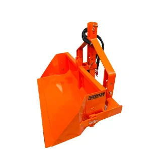 Godet à basculement hydraulique LIDERFARM 1,20 m - micro-tracteur 15-30 CV