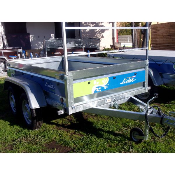 Remorque bagagère Florence double essieu - 500 / 750 kg – Image 3