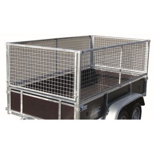 Remorque bagagère bois Lider simple essieu - 500 kg
