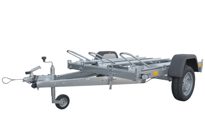 Remorque porte-motos UNITRAILER MOTO 3/R - 3 rails, amortisseurs – Image 4