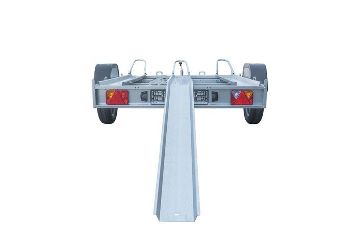 Remorque porte-motos UNITRAILER MOTO 3/R - 3 rails, amortisseurs – Image 5