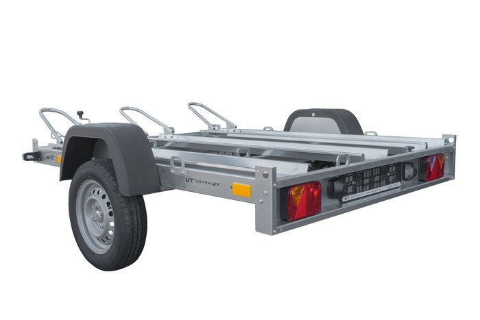 Remorque porte-motos UNITRAILER MOTO 3/R - 3 rails, amortisseurs – Image 10