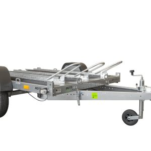 Remorque porte-motos basculante UNITRAILER MOTO 3 - 3 motos, 750 kg