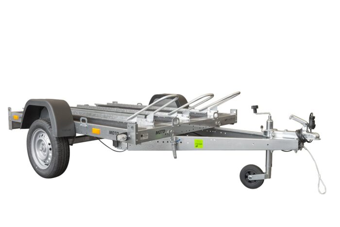 Remorque porte-motos basculante UNITRAILER MOTO 3 - 3 motos, 750 kg – Image 9