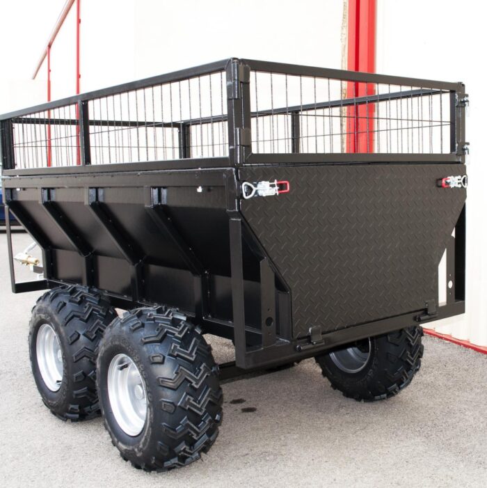 Remorque quad 2 essieux benne bascule manuelle - PTC 1200 kg – Image 5