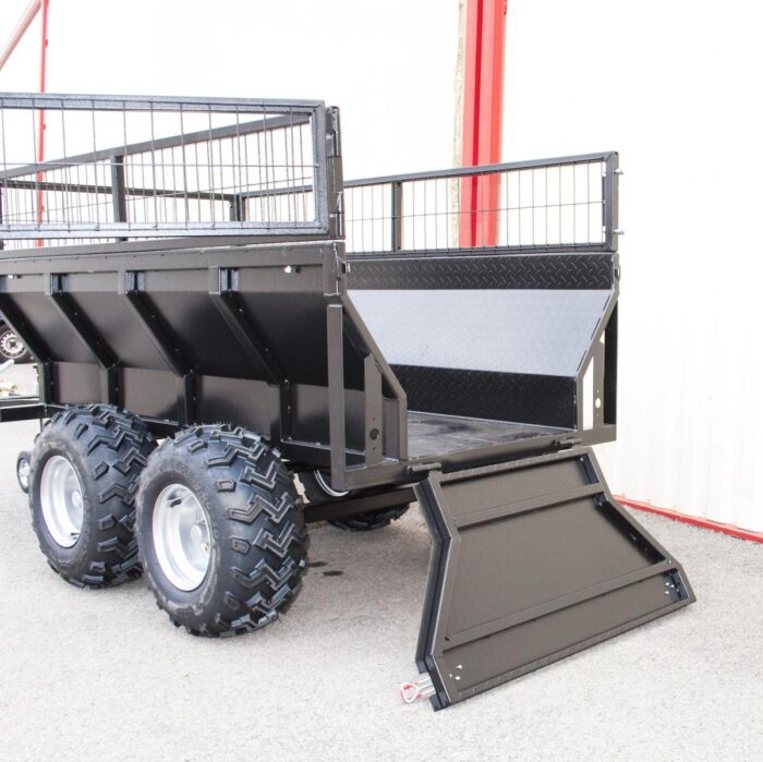 Remorque quad 2 essieux benne bascule manuelle - PTC 1200 kg – Image 6