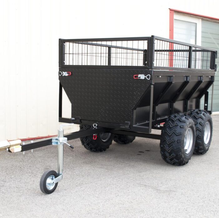 Remorque quad 2 essieux benne bascule manuelle - PTC 1200 kg – Image 7