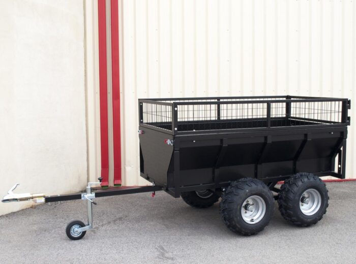 Remorque quad 2 essieux benne bascule manuelle - PTC 1200 kg – Image 8