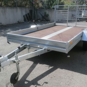 Remorque plateau multi-transport Boro BOP 737H - 294 x 172 cm
