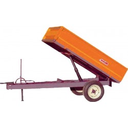 Remorque benne MAJAR RMTB1020 - bennage hydraulique, 1000 kg