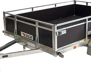 Remorque ERDÉ Expert LC 201 - 201 x 135 cm, 4 ridelles amovibles