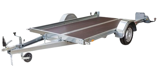 Remorque plateau multi-usage ERDÉ Expert PLM 170 - ridelles pleines