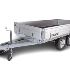 Remorque plateau ERDÉ Expert XRS 302 freinée - double essieu, PTAC 2500 kg
